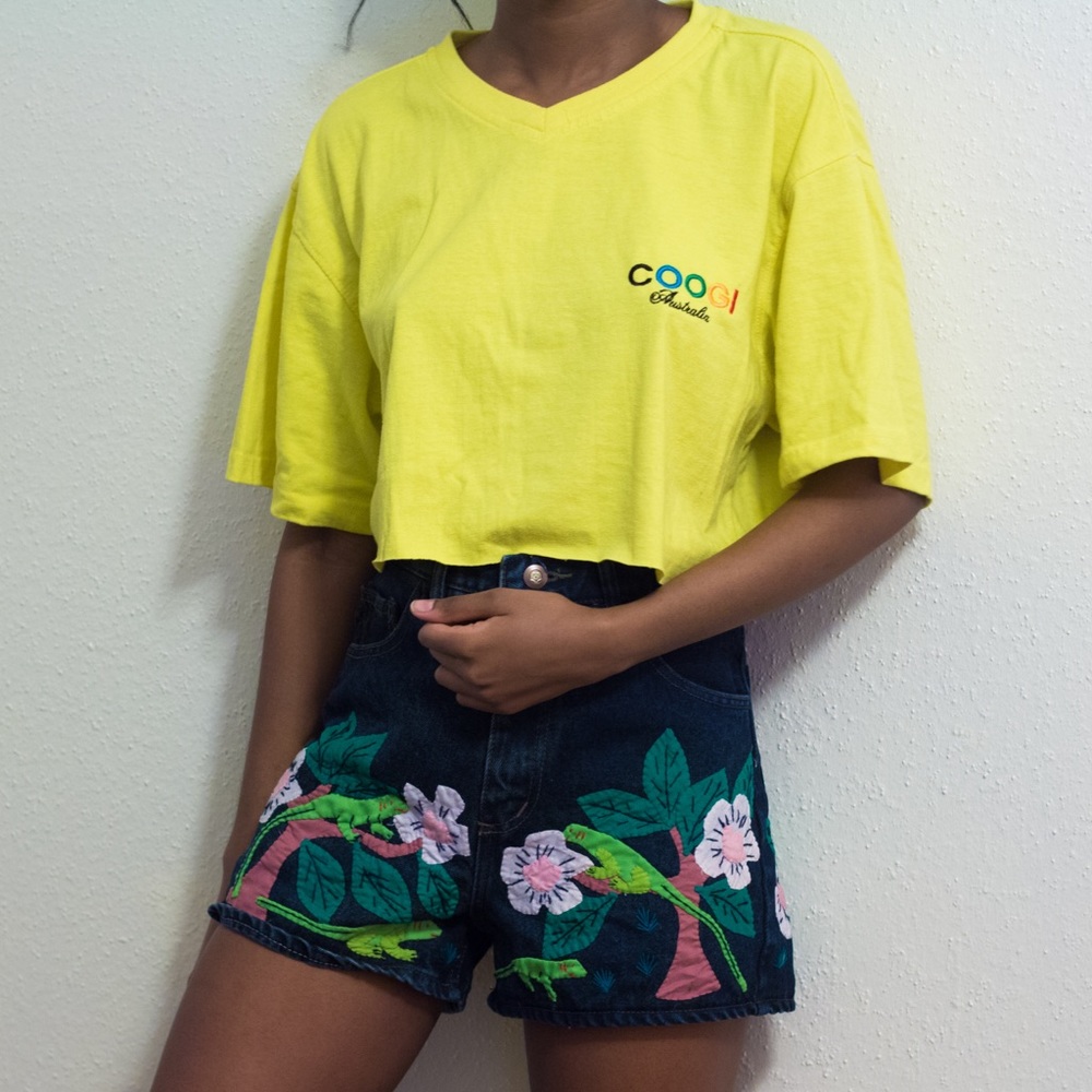đź‘‘SOLDđź‘‘ authentic coogi yellow shirt - Picture 1 of 4
